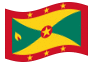 Geanimeerde vlag Grenada