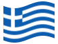 Geanimeerde vlag Griekenland