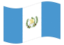 Geanimeerde vlag Guatemala