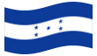 Geanimeerde vlag Honduras
