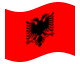Geanimeerde vlag Albanië