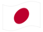 Geanimeerde vlag Japan