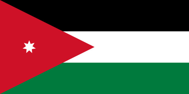 Vlag Jordan