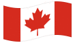 Geanimeerde vlag Canada