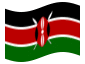 Geanimeerde vlag Kenia