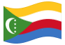Geanimeerde vlag Comoren
