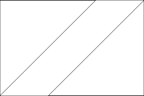 Omtrek van de vlag van Congo (Republiek van) om in te kleuren