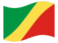 Geanimeerde vlag Congo (Republiek van)