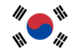 Flag graphics Zuid-Korea