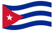 Geanimeerde vlag Cuba