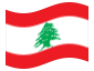 Geanimeerde vlag Libanon