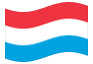 Geanimeerde vlag Luxemburg