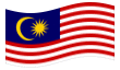 Geanimeerde vlag Maleisië
