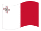 Geanimeerde vlag Malta