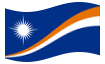 Geanimeerde vlag Marshalleilanden
