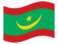 Geanimeerde vlag Mauritanië