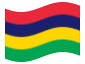 Geanimeerde vlag Mauritius