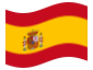 Geanimeerde vlag Spanje
