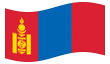 Geanimeerde vlag Mongolië