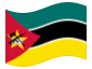 Geanimeerde vlag Mozambique