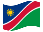 Geanimeerde vlag Namibië