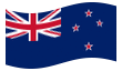 Geanimeerde vlag Nieuw-Zeeland