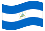 Geanimeerde vlag Nicaragua