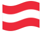 Geanimeerde vlag Oostenrijk