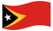 Geanimeerde vlag Oost-Timor