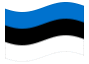 Geanimeerde vlag Estland
