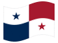 Geanimeerde vlag Panama
