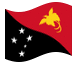 Geanimeerde vlag Papoea-Nieuw-Guinea