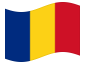 Geanimeerde vlag Roemenië
