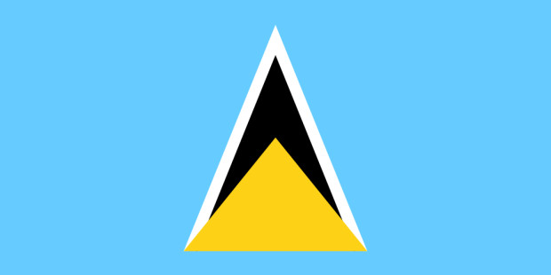 Vlag St Lucia