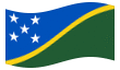 Geanimeerde vlag Salomoneilanden
