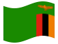 Geanimeerde vlag Zambia