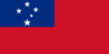 Flag graphics Samoa