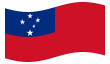 Geanimeerde vlag Samoa