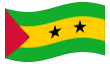 Geanimeerde vlag São Tomé en Principe