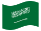 Geanimeerde vlag Saoedi-Arabië