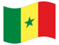 Geanimeerde vlag Senegal