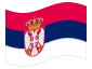 Geanimeerde vlag Servië