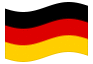 Geanimeerde vlag Duitsland
