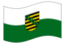 Geanimeerde vlag Saksen