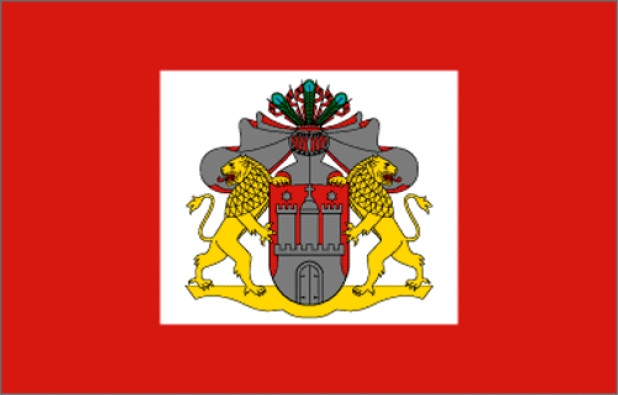 Vlag Hamburg