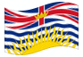 Geanimeerde vlag Brits Columbia