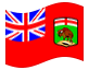 Geanimeerde vlag Manitoba