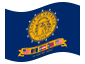 Geanimeerde vlag Georgië
