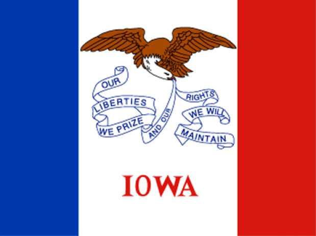 Vlag Iowa, Vlag Iowa