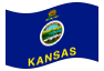 Geanimeerde vlag Kansas